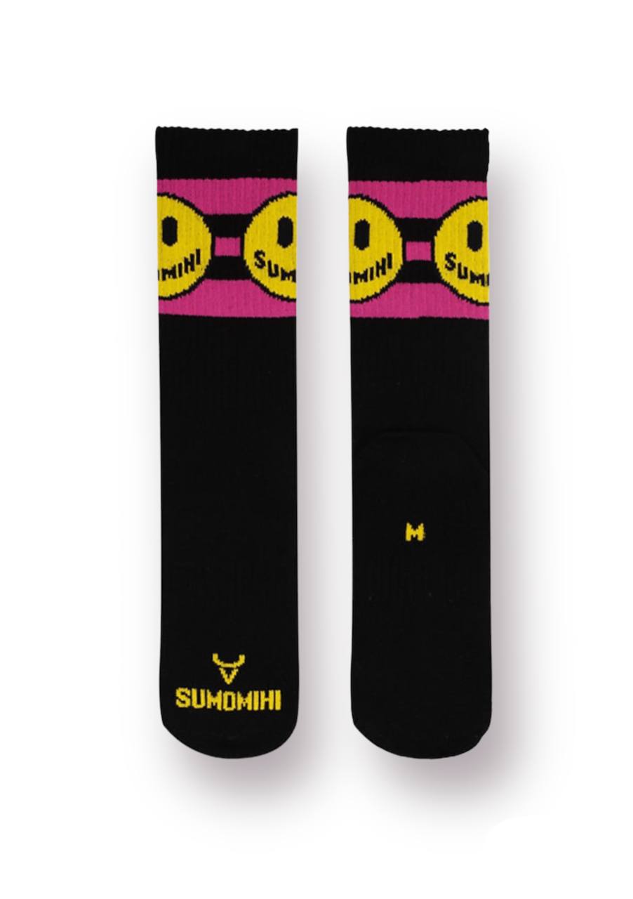 Calze Smile fuchsia stripes