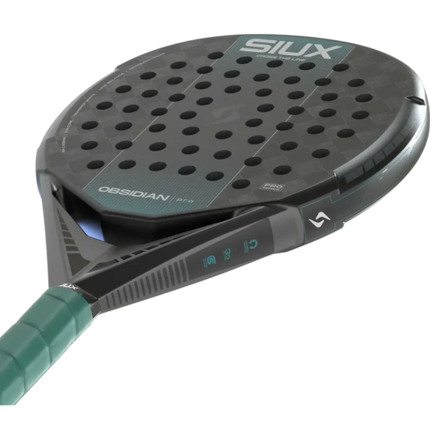 Siux Obsidian Pro Black 2027 – Racchetta Padel Control
