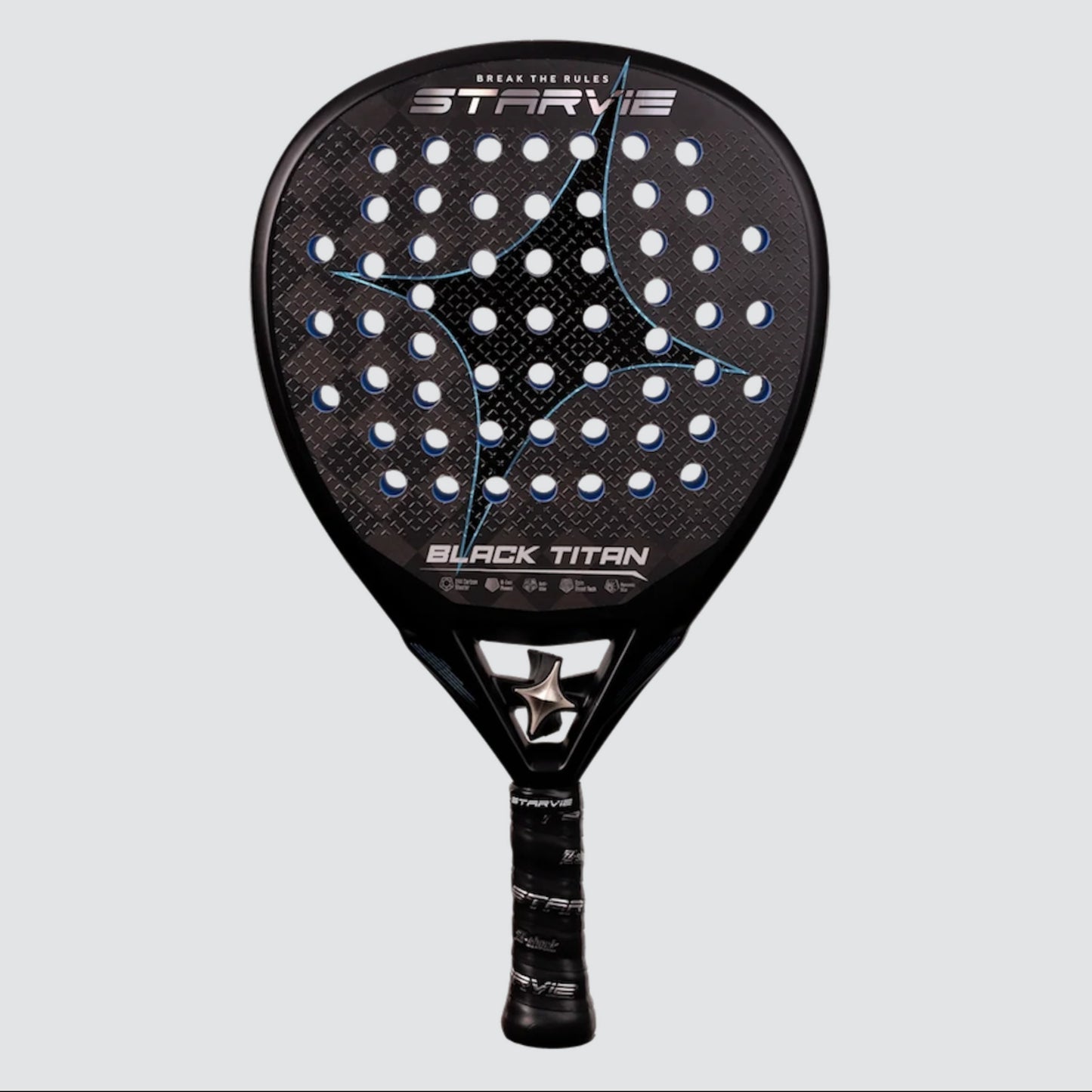 Starvie Black Titan Blue – Racchetta Padel in Carbonio 24K PREORDER
