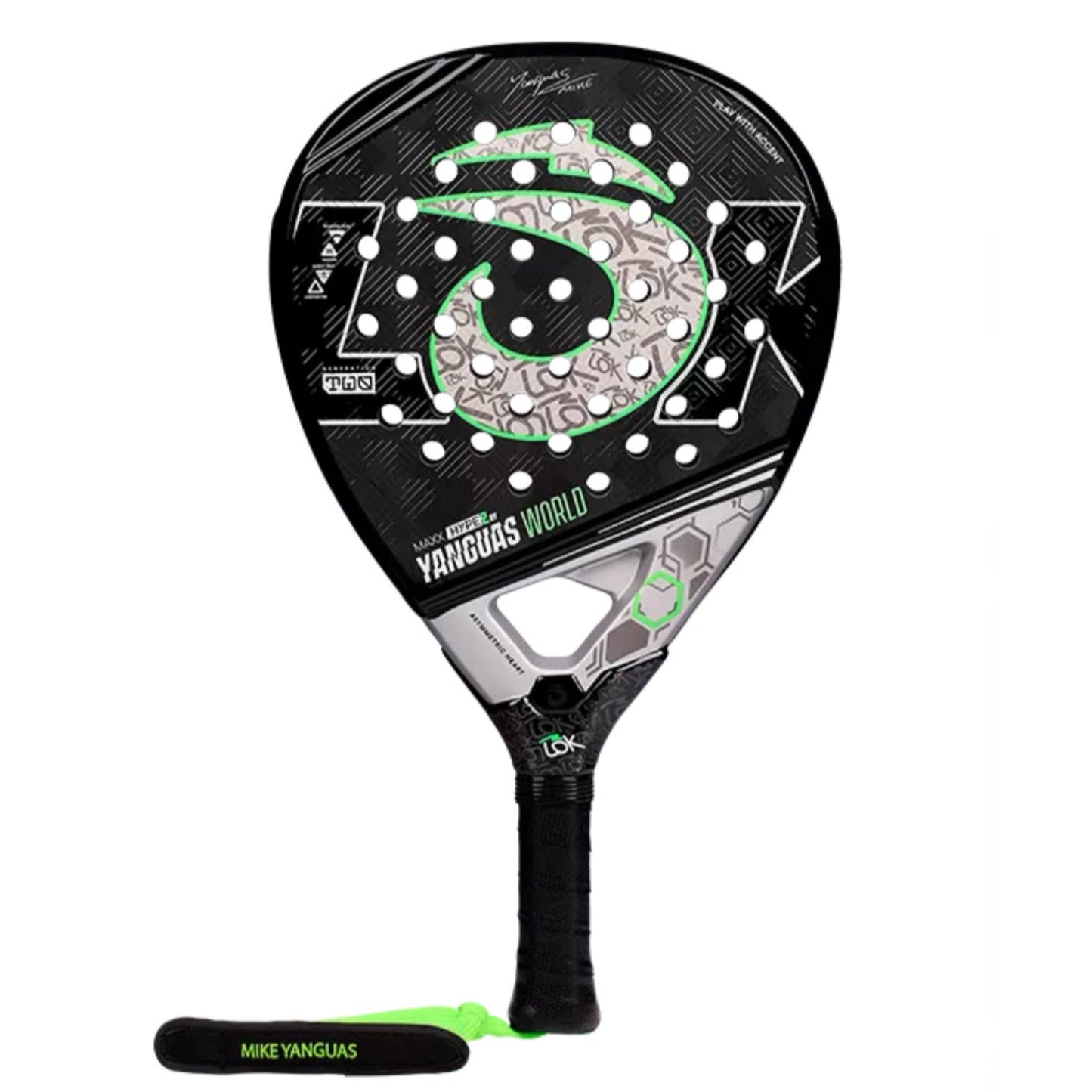 LOK MAXX HYPE GREEN MIKE YANGUAS RACKET