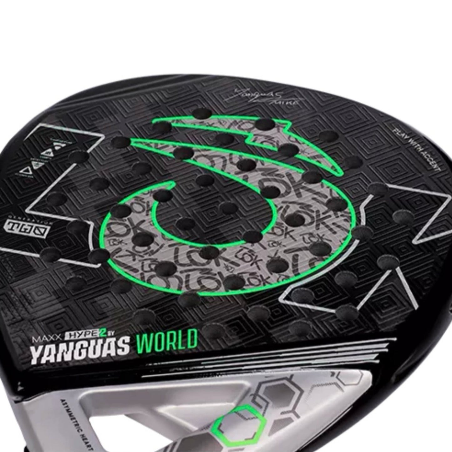 LOK MAXX HYPE GREEN MIKE YANGUAS RACKET