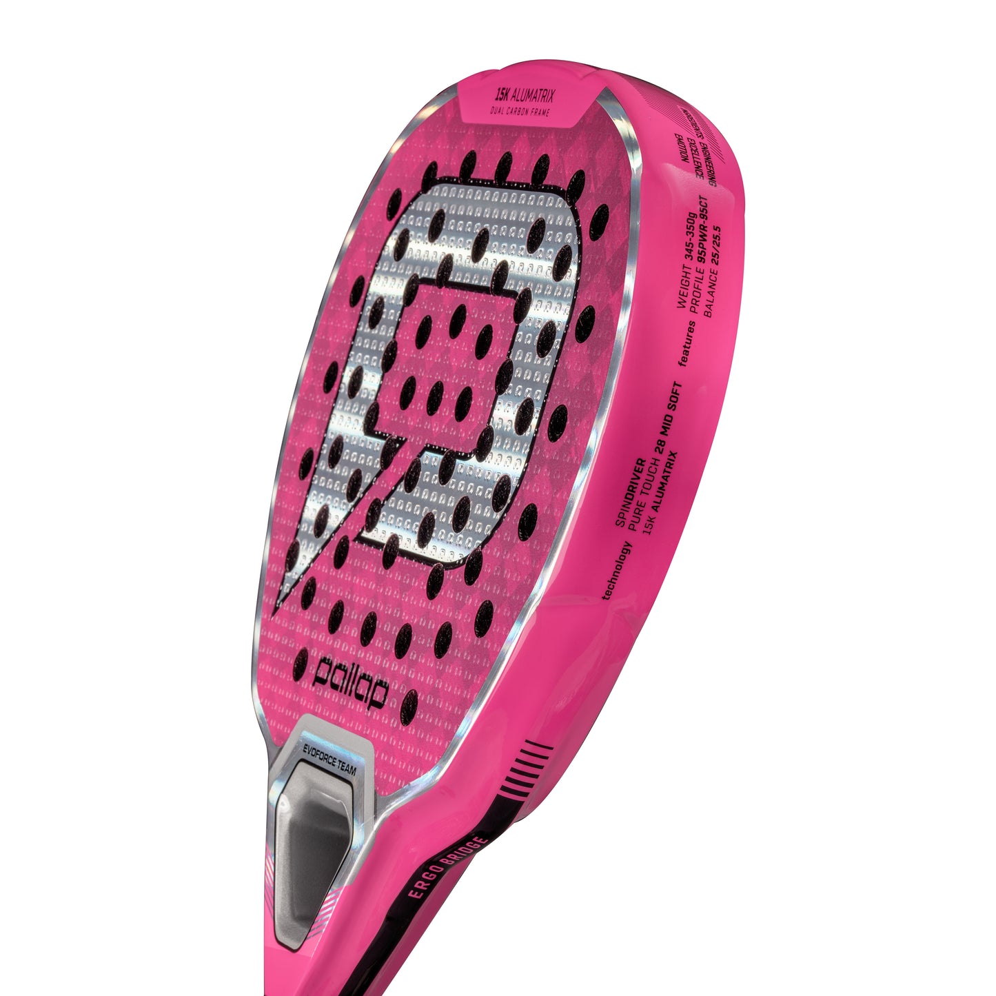 Racchetta Padel Pallap Evoforce Team Pink 15K – Leggera, Precisa e Maneggevole