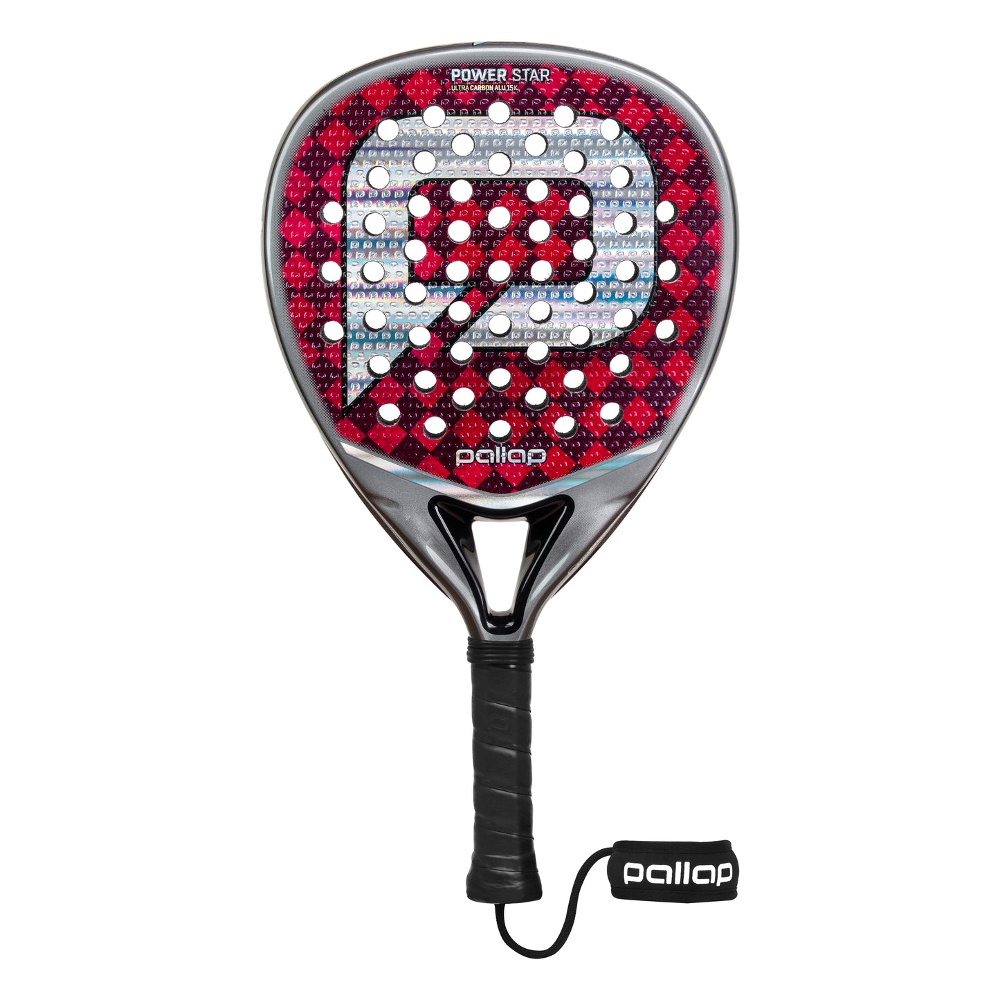 Racchetta Padel Pallap Power Star Silver Red 15K – Potenza e Controllo