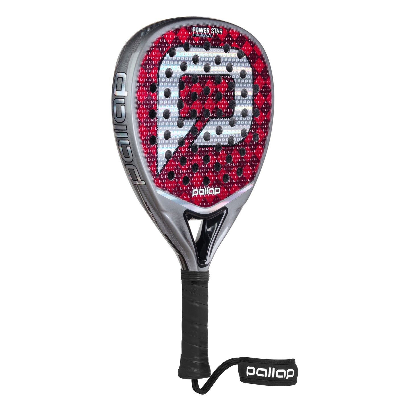Racchetta Padel Pallap Power Star Silver Red 15K – Potenza e Controllo
