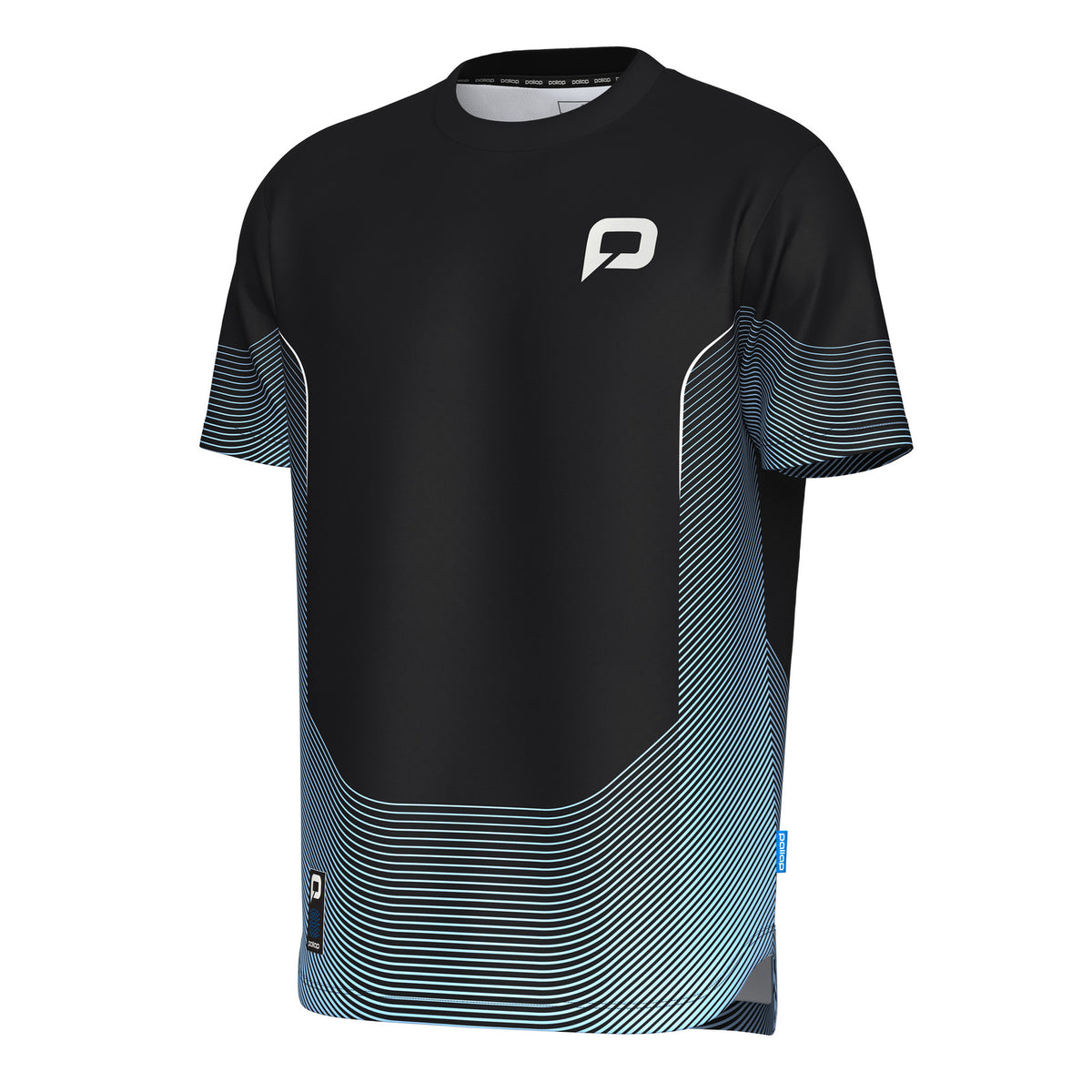 Maglia Pallap Tech Tee uomo Black\Cyan