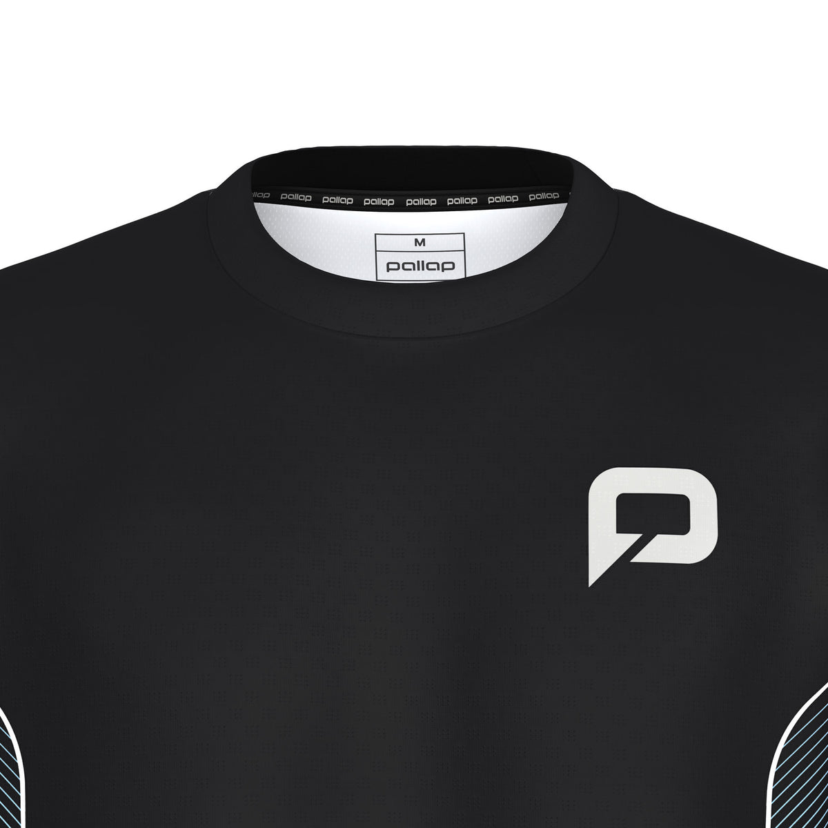 Maglia Pallap Tech Tee uomo Black\Cyan
